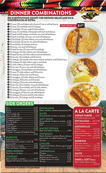 Menu page 6